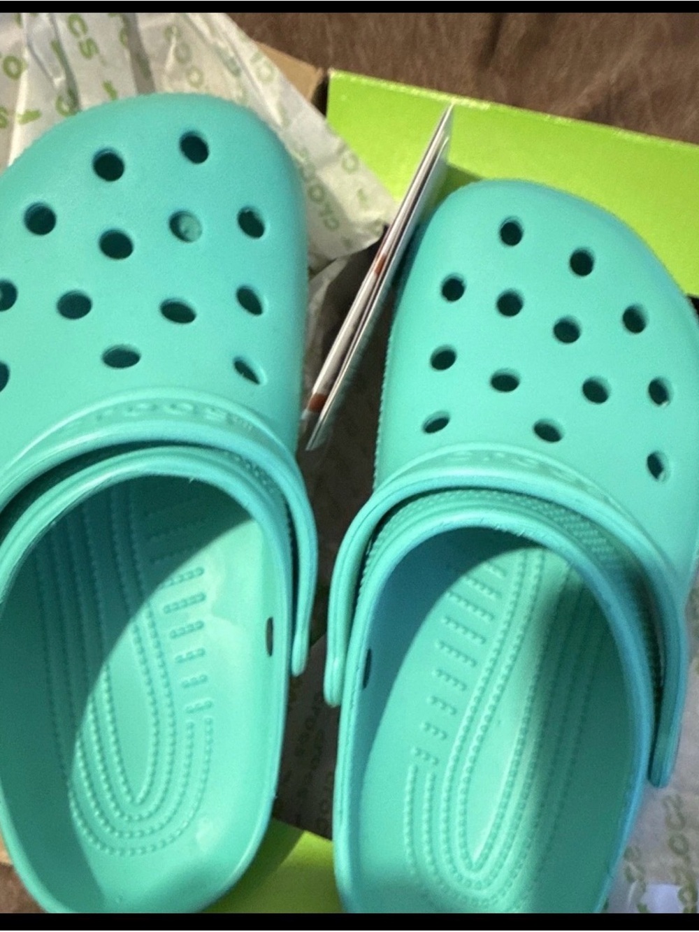 CROCS Kids Classic Clog in Aqua